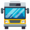 Oncoming Bus emoji on Emojione